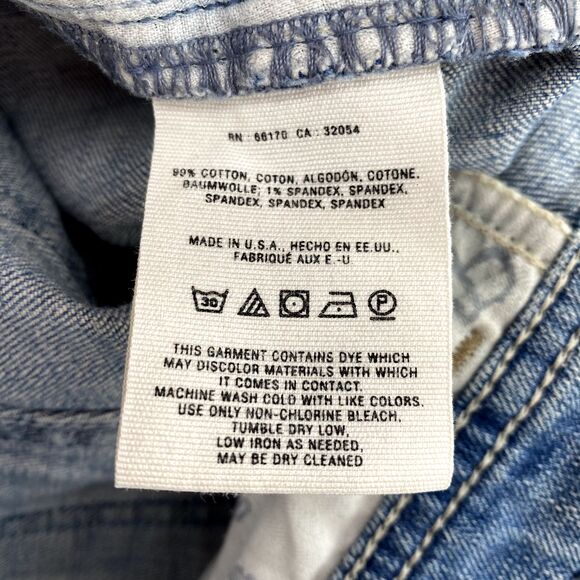 Anthropologie Pilcro Hyphen Jean Shorts Women's 32" Jorts‎ Boho 90's Classic Y2k - Picture 9 of 12